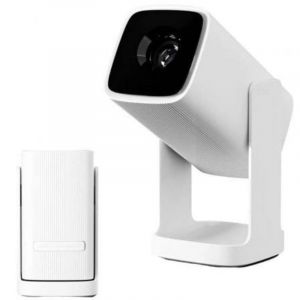 Projecteur portable Wanbo Cube 1 HD 350 Lumens 120" LED LCD Smart TV Blanc