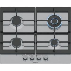 Plaque de cuisson gaz Siemens EC6A5HI90 60 cm 4 zones acier inoxydable