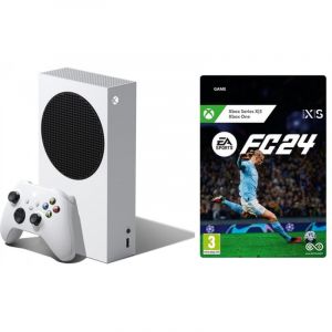 Microsoft Xbox Series S 512 Go Blanc + EA Sports FC24 Édition Standard Téléchargement numérique