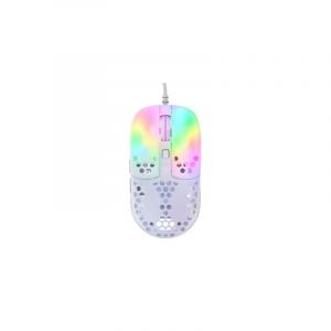 Souris CHERRY XTRFY MZ1 Filaire USB 16000DPI Blanche RGB Ultra l&eacute;g&egrave;re
