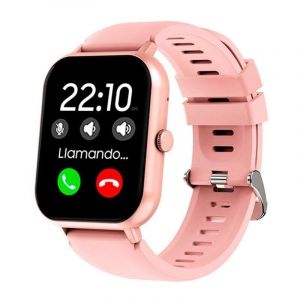 Montre Connectée Cool Forest Bluetooth 42mm Écran Tactile 1.83" Rose IP67 SpO2 Pulsomètre