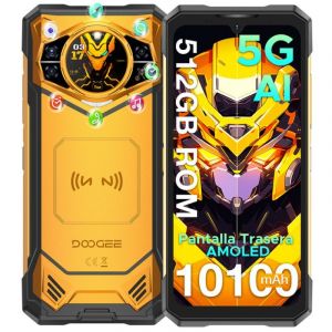 Doogee S200X 32 Go RAM 512 Go AMOLED 5G IP68 Caméra 100 MP Batterie 10100 mAh