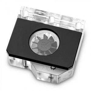 EKWB Indicateur de d&eacute;bit scalaire EK-Quantum Indicateur de d&eacute;bit D-RGB de bas en haut Noir