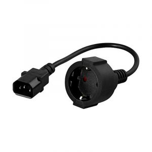 Câble adaptateur PowerWalker IEC vers Schuko 20 cm