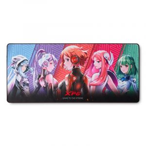 Tapis de souris XPG Frontline XL Saga Series en microfibre 900 x 400 mm, base antidérapante, multicolore
