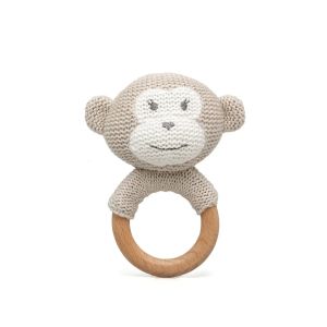 Anneau de dentition chignon bois Kiokids