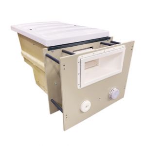 Mur filtrant gs8 avec by-pass + électrolyseur + régulateur de ph - gs connect - Filtrinov