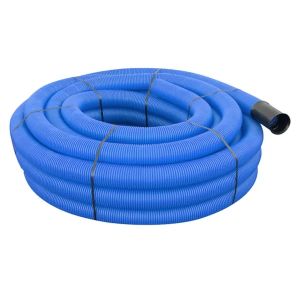 Gaine tpc annel&eacute;e caboflex d40 25 m bleue - Drostub