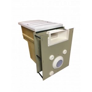 Mur filtrant miroir gs14 avec by-pass + electrolyseur + regul ph - Filtrinov