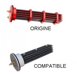 Cellule compatible pacific 160 9 plaques 245x42 mm culot rouge - Pacific