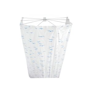 Ridder Cabine de douche pliante Ombrella Sylt,&nbsp;100 x 70 x 170 cm (bleu)