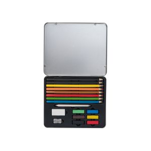 crelando&reg; Set d&rsquo;esquisse et de dessin ou coffret de crayons de couleur (Sketching)