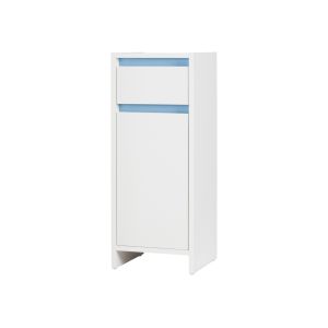 LIVARNO home Armoire lat&eacute;rale de salle de bains Oslo, 32 x 80 x 28 cm, blanche