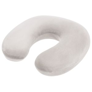 LIVARNO&reg; Cale-nuque ou coussin demi-cylindrique (cale-nuque, gris)