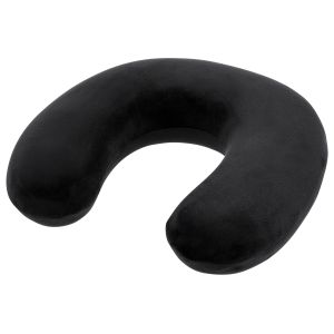 LIVARNO&reg; Cale-nuque ou coussin demi-cylindrique (cale-nuque, noir)