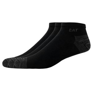 Caterpillar Lot de 3 paires de chaussettes de travail homme (43-46, noir)