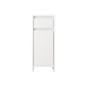 LIVARNO home Armoire lat&eacute;rale de salle de bains Oslo, 32 x 80 x 28 cm, blanche
