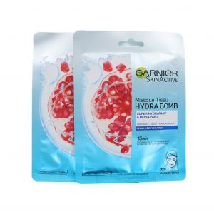 Garnier SkinActive Hydra Bomb Masque (2 pièces - Pour la peau sèche)