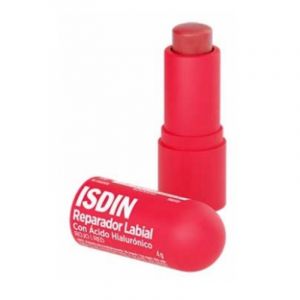 ISDIN Baume &agrave; L&egrave;vres R&eacute;parateur &agrave; l'Acide Hyaluronique 4 g - Couleur : Rouge