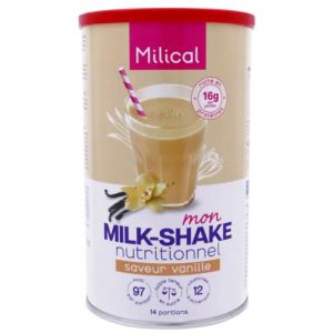 Milical Milk-Shake Hyperprot&eacute;in&eacute; - Saveur Vanille - 14 portions