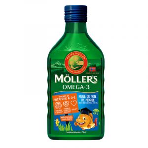Mollers Huile de Foie de Morue Multi-fruits 250 ml