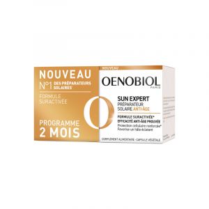 Oenobiol Sun Expert Pr&eacute;parateur Solaire anti-&acirc;ge lot de 2x30 capsules