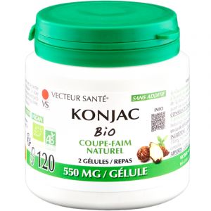 Vecteur Sant&eacute; Konjac bio 120 g&eacute;lules