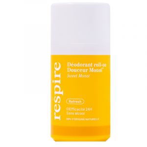 Respire D&eacute;odorant Roll-on Douceur Mono&iuml; 50g