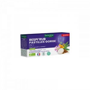 Santarome Respi'Rub Pastilles gorge Apaise la gorge 21 pastilles