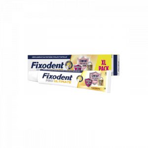 Fixodent Pro Ultimate Crème Adhésive Pour Prothèses Totales & Partielles Goût Neutre 57ml