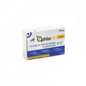 Ophtakit Allergie kit de prise en charge des symptômes 3 en 1