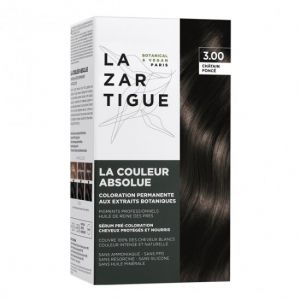 Lazartigue la couleur absolue coloration permanente 3.00 châtain foncé
