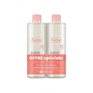 Avène Eau Micellaire Démaquillante Peaux Sensibles Duo 2x400ml