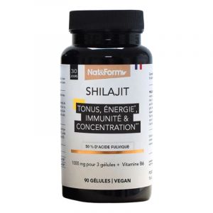 Nat & Form Shilajit 90 g&eacute;lules