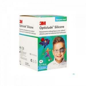3m Opticlude Design Pansement Orthoptique Boy Maxi 5cm7 X 8cm 50