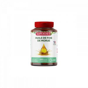 Superdiet Huile De Foie De Morue 120 capsules