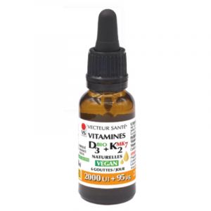 Vecteur Santé vitamine D3 BIO + K2MK7 gouttes