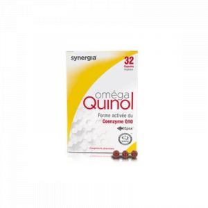 Synergia Oméga Quinol 32 Capsules Végétales