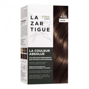 Lazartigue la couleur absolue coloration permanente 4.00 ch&acirc;tain