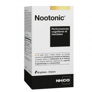 NHCO Nootonic - Performances Cognitives et Mentales, 80 G&eacute;lules
