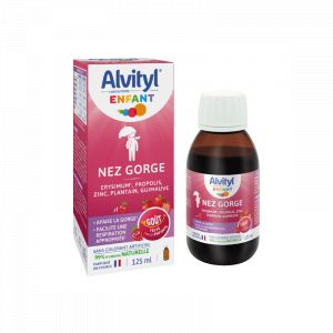 Alvityl Enfant Nez Gorge go&ucirc;t fraise 125ml
