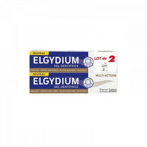 Elgydium Dentifrice Multi-actions Complet duo 2X75ml