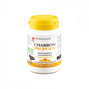Vecteur Santé Charbon Propolis BIO 60 gélules