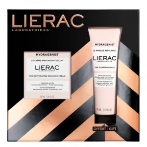 Lierac Coffret Hydragenist La Cr&egrave;me R&eacute;hydratante Eclat 50 ml + Masque Repulpant 75 ml