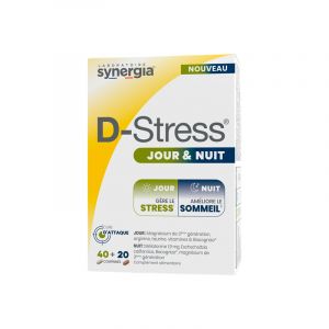 Synergia D-Stress jour & nuit 60 comprimés
