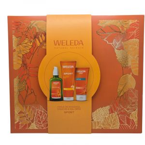 Weleda Coffret Sport Huile Gel Douche Gel Cryo