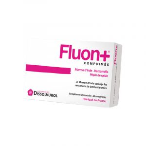 Fluon+ marron d'Inde hamamélis 60 comprimés