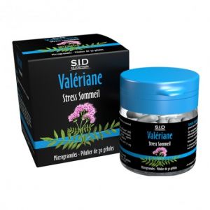 S.I.D Nutrition Stress Sommeil Valériane 30 Gélules