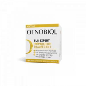 Oenobiol Sun Expert Pr&eacute;parateur Solaire 3en1 Triple action 30 capsules