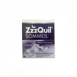ZzzQuil Sommeil Bandelettes Nasales 26 bandelettes